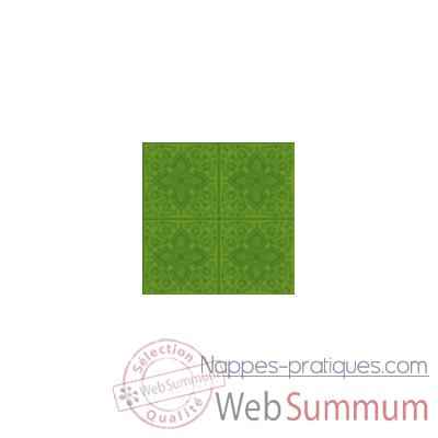 Nappe St Roch carrée Quadrille anisé 210x210 -80